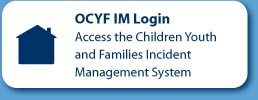 Children Youth and Families Incident Management Login